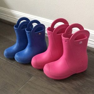 Crocs kids rain boots - boys and girls